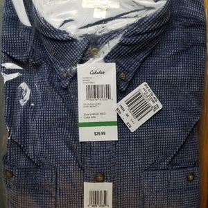 Cabela's - Men's long sleeve shirt - L Blue